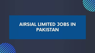 AirSial Limited Jobs in Pakistan