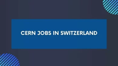 CERN Jobs in Switzerland