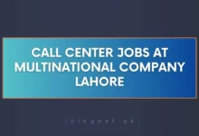 Call Center Jobs At Multinational Company Lahore