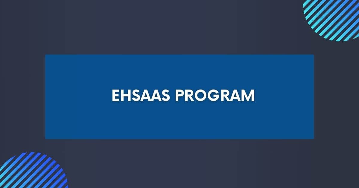 Ehsaas Program Check Online