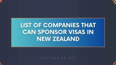 List of Companies that Can Sponsor Visas in New Zealand