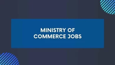 Ministry of Commerce Jobs