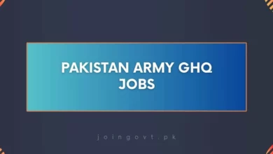 Pakistan Army GHQ Jobs