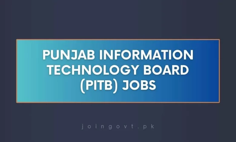 Punjab Information Technology Board (PITB) Jobs