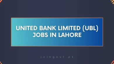 United Bank Limited (UBL) Jobs in Lahore