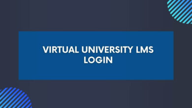 Virtual University LMS Login