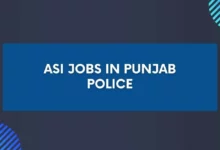 ASI Jobs in Punjab Police