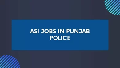 ASI Jobs in Punjab Police