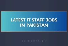 Latest IT Staff Jobs in Pakistan