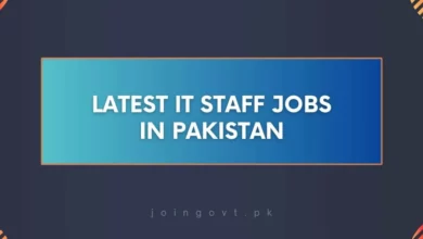 Latest IT Staff Jobs in Pakistan