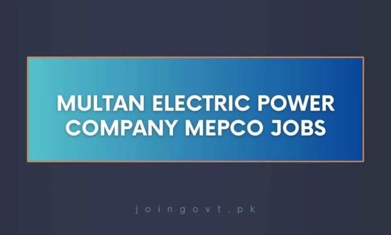 Multan Electric Power Company MEPCO Jobs