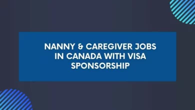 Nanny & Caregiver Jobs in Canada with Visa Sponsorship