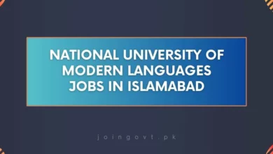 National University of Modern Languages Jobs in Islamabad