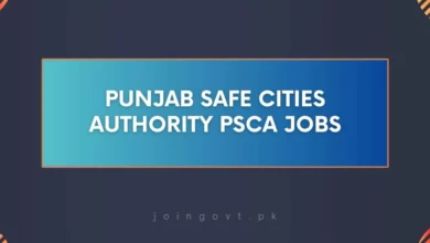 Punjab Safe Cities Authority PSCA Jobs