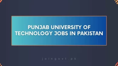 Punjab University of Technology Jobs in Pakistan