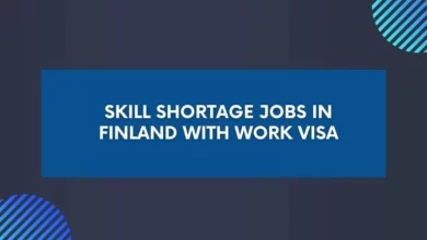 Skill Shortage Jobs in Finland with Work Visa