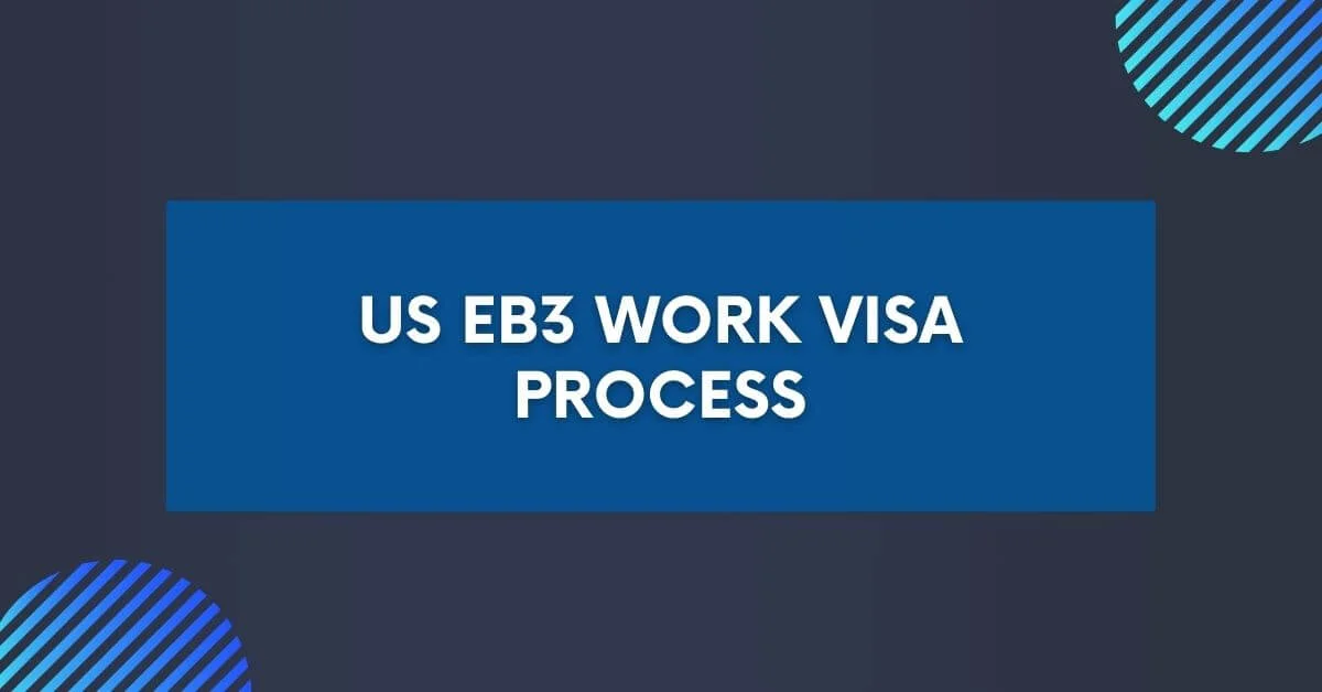 US EB3 Work Visa Process 2024 Visit Here