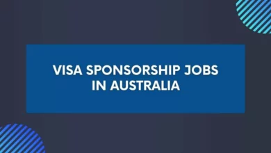 Visa Sponsorship Jobs in Australia