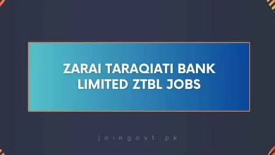 Zarai Taraqiati Bank Limited ZTBL Jobs