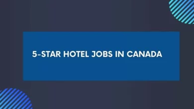 5-Star Hotel Jobs in Canada