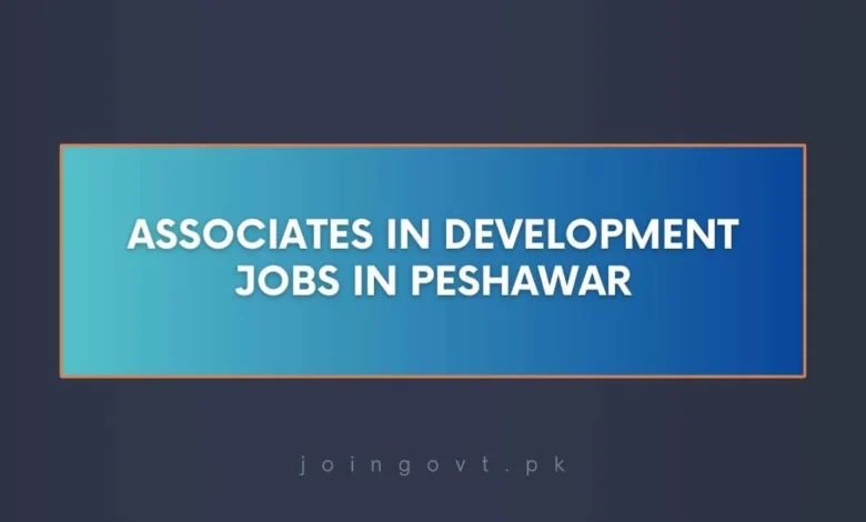 Associates in Development Jobs in Peshawar