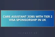 Care Assistant Jobs with Tier 2 Visa Sponsorship in UK