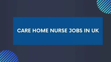 Care Home Nurse Jobs in UK