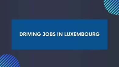 Driving Jobs in Luxembourg