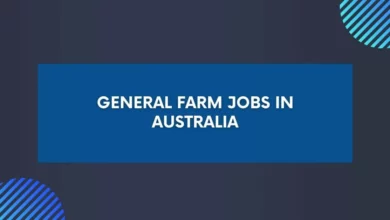 General Farm Jobs in Australia