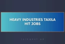 Heavy Industries Taxila HIT Jobs