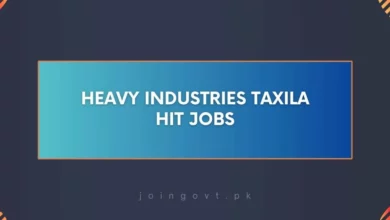 Heavy Industries Taxila HIT Jobs