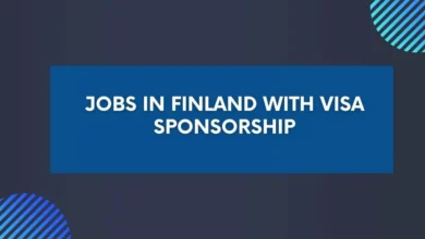 Jobs in Finland with Visa Sponsorship