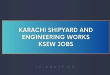 Karachi Shipyard and Engineering Works KSEW Jobs