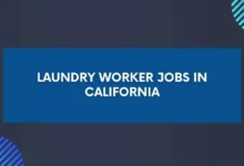 Laundry Worker Jobs in California
