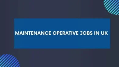 Maintenance Operative Jobs in UK