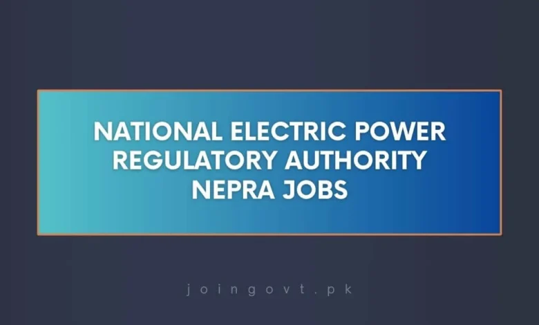 National Electric Power Regulatory Authority NEPRA Jobs