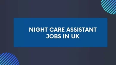 Night Care Assistant Jobs in UK