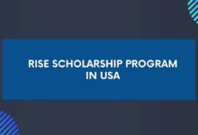 RISE Scholarship Program in USA