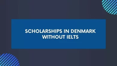Scholarships in Denmark Without IELTS