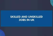 Skilled And Unskilled Jobs in UK