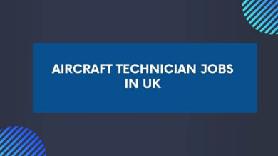 Aircraft Technician Jobs in UK