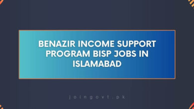 Benazir Income Support Program BISP Jobs in Islamabad