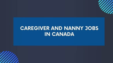 Caregiver and Nanny Jobs in Canada