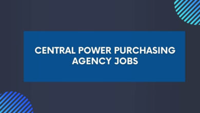 Central Power Purchasing Agency Jobs