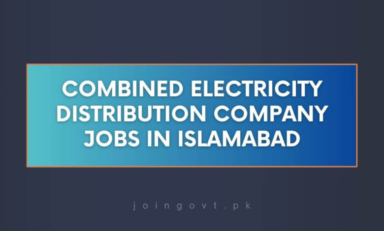 Combined Electricity Distribution Company Jobs in Islamabad