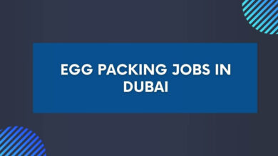 Egg Packing Jobs in Dubai