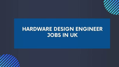 Hardware Design Engineer Jobs in UK