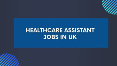 Healthcare Assistant Jobs in UK