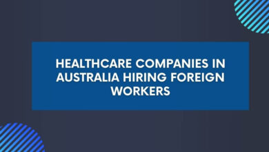 Healthcare Companies in Australia Hiring Foreign Workers