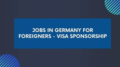 Jobs in Germany For Foreigners - Visa Sponsorship